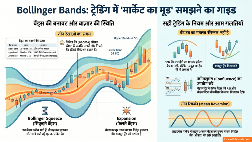 Bollinger Bands क्या होते हैं – Squeeze Expansion aur Market Mood Hindi Guide